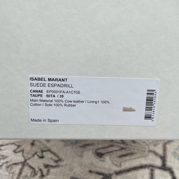 Isabel Marant suede espadrilles
